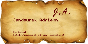 Jandaurek Adrienn névjegykártya